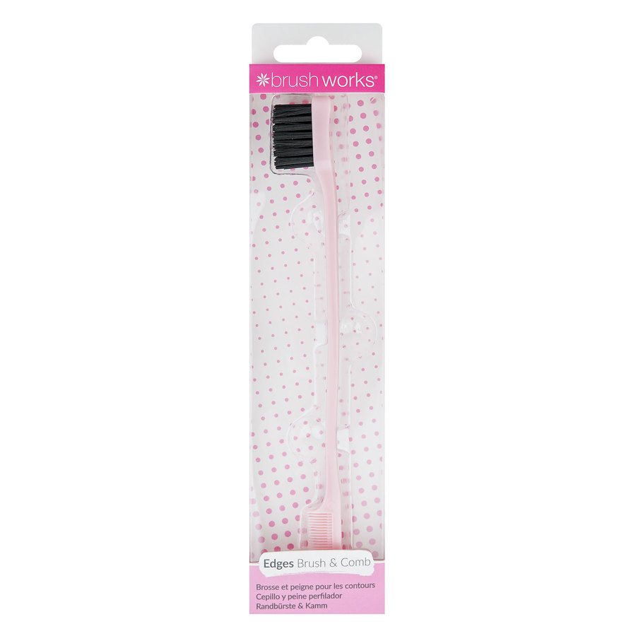 Brushworks Edge Brush & Comb