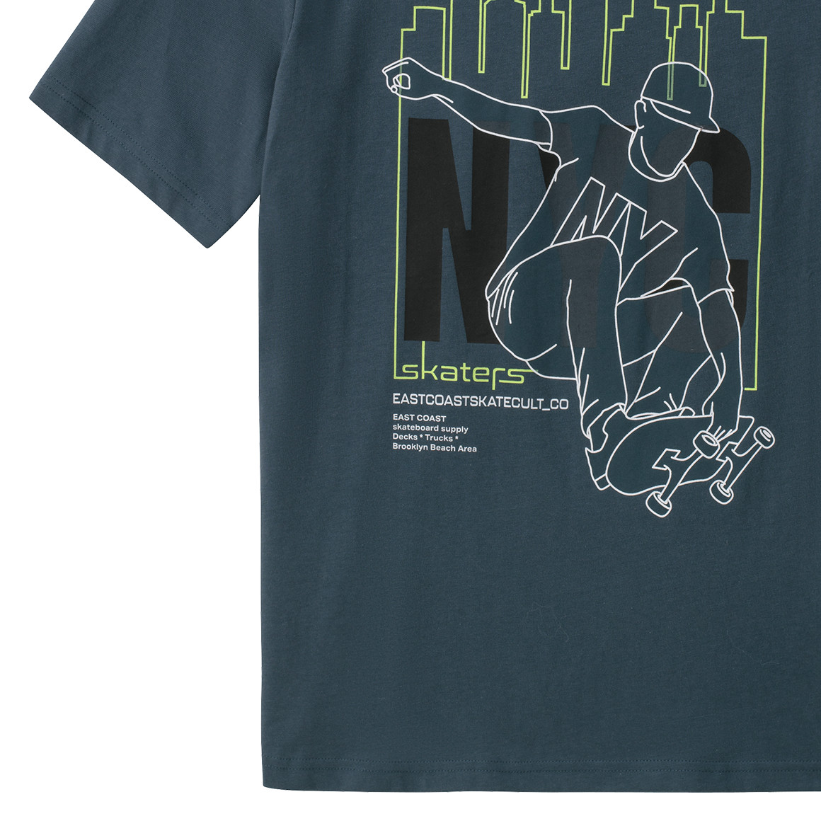 Beatwear Jungen T-Shirt mit Prints dunkelpetrol