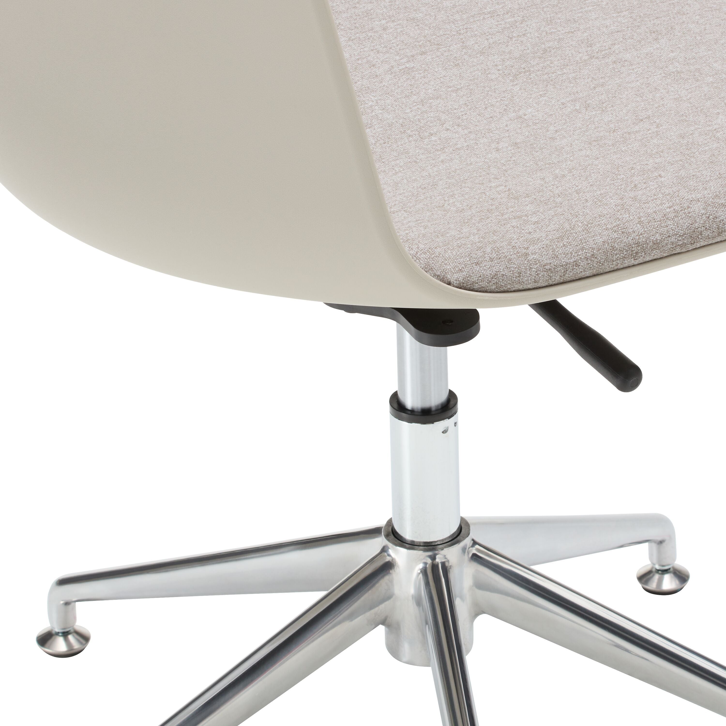 MUSK Bürostuhl - Hellgrau / B: 65.5 cm x T: 65.5 cm x H: 80.5 cm