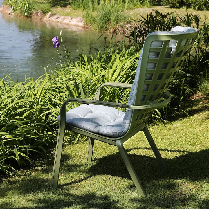 Nardi - Folio verstellbarer Outdoor-Sessel   Poggio Hocker, agave