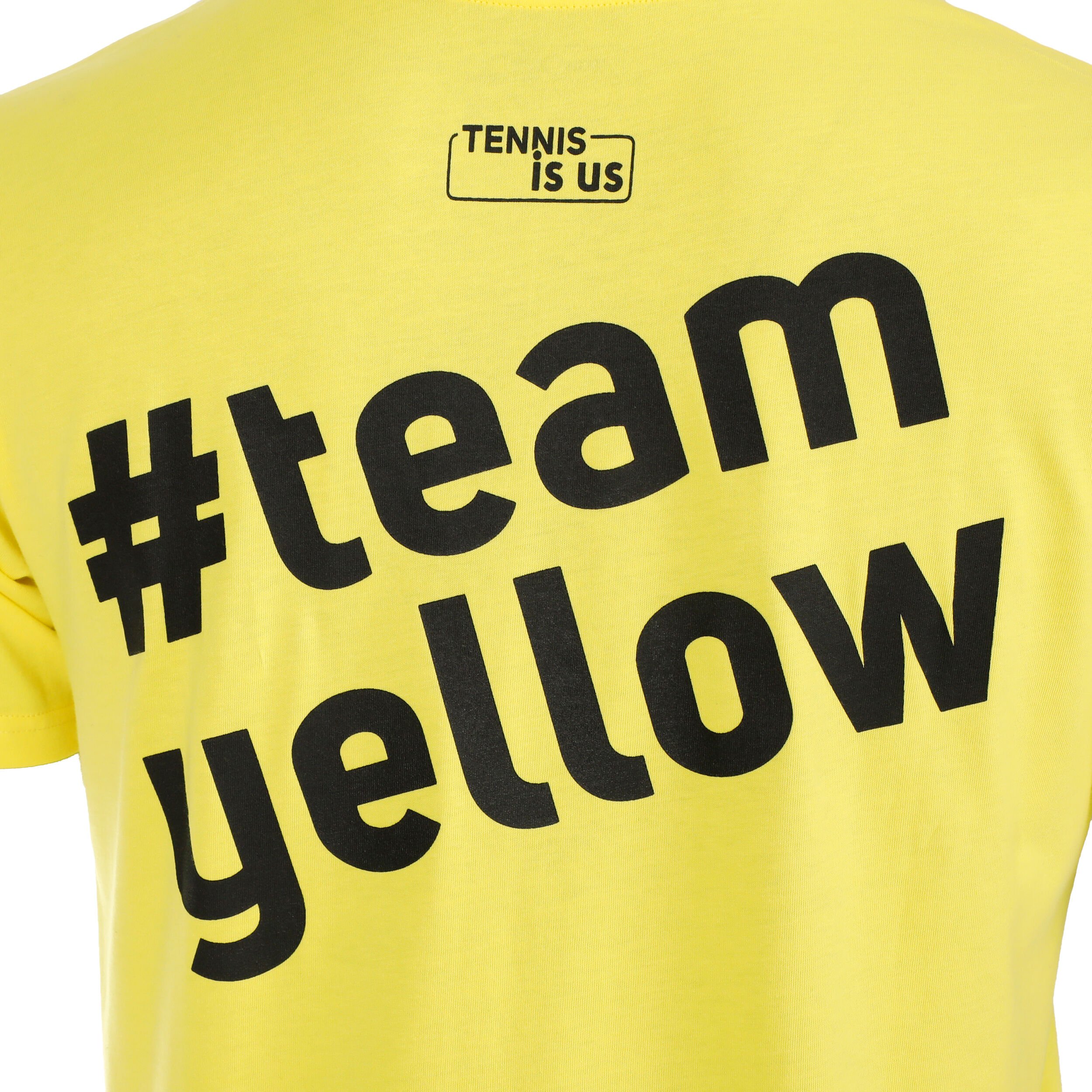 Tennis-Point Team Yellow T-shirt Hommes - Jaune