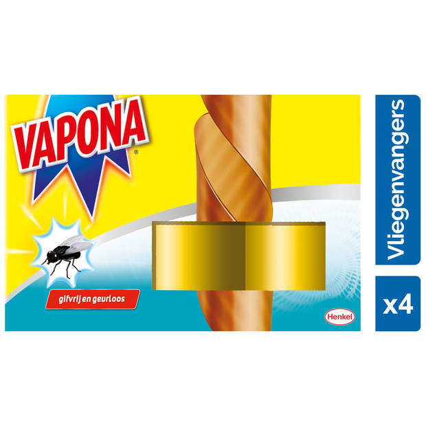 Vapona Insecten Bestrijding - Vliegenvangers 4st.