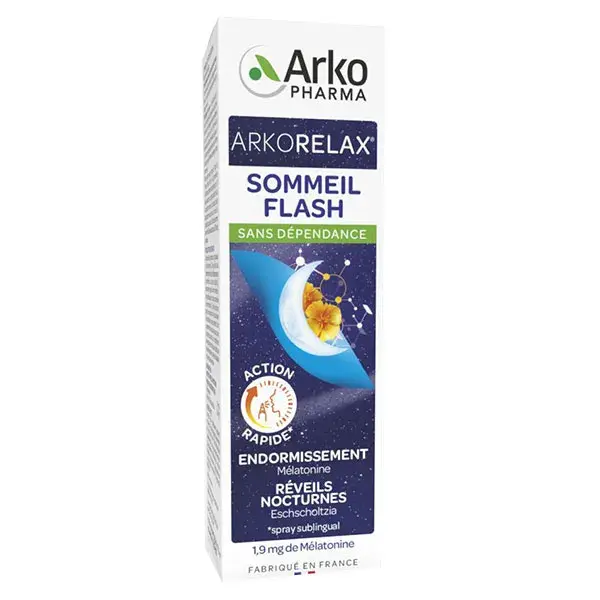 Arkopharma Arkorelax Sommeil Mélatonine Flash Spray 20ml