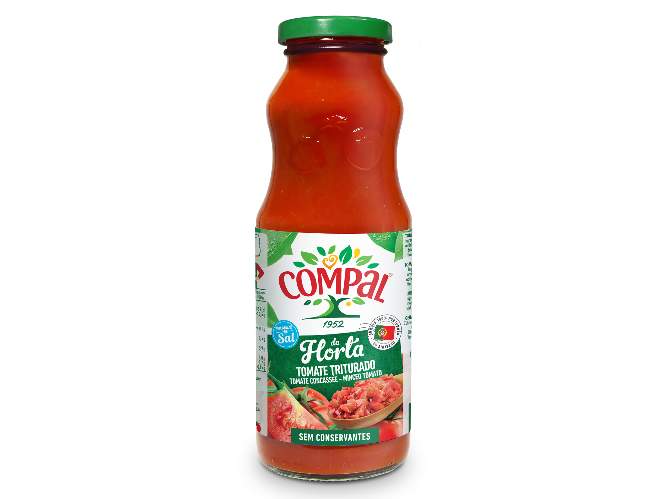 TOMATE COMPAL DA HORTA TRITURADO 500G