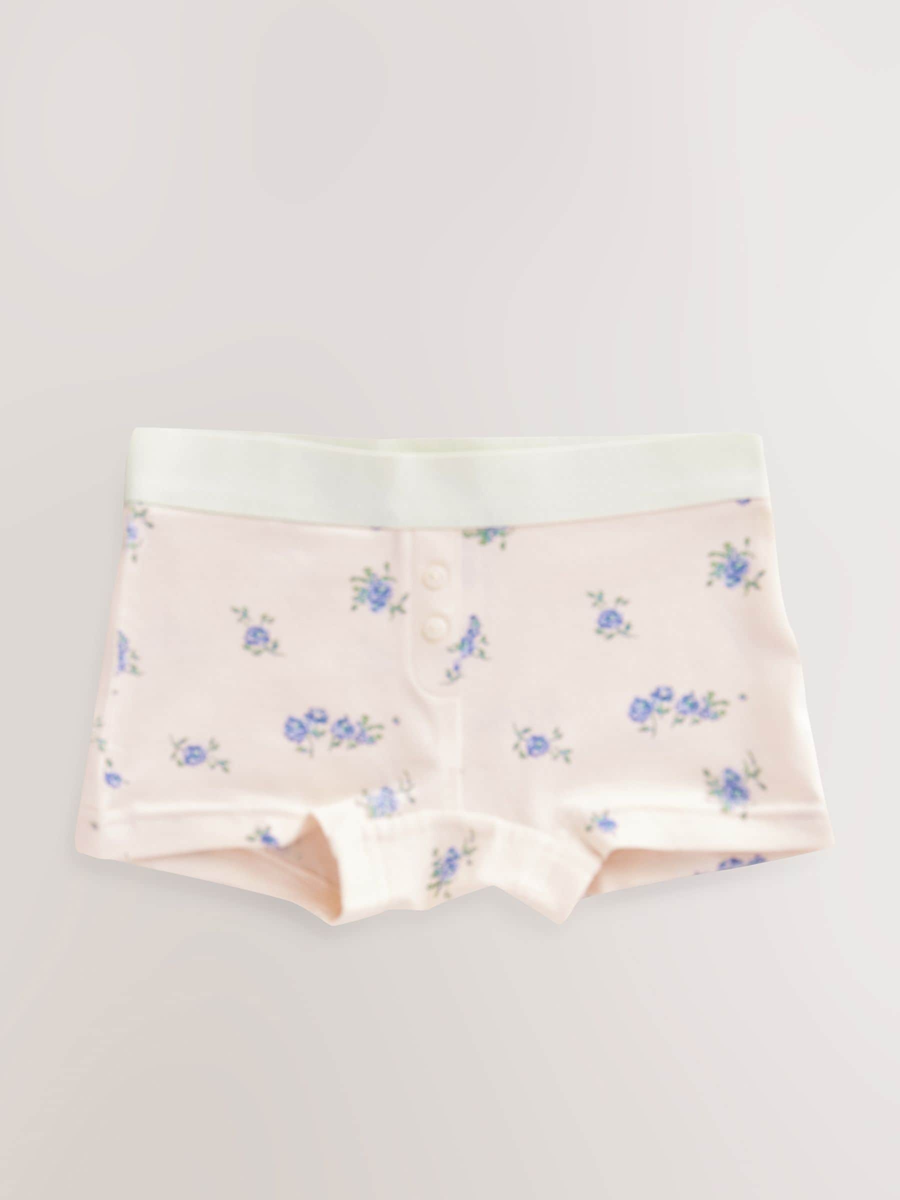 Blauw - Korte boxershorts verpakking van 5 (2 - 16 jr)