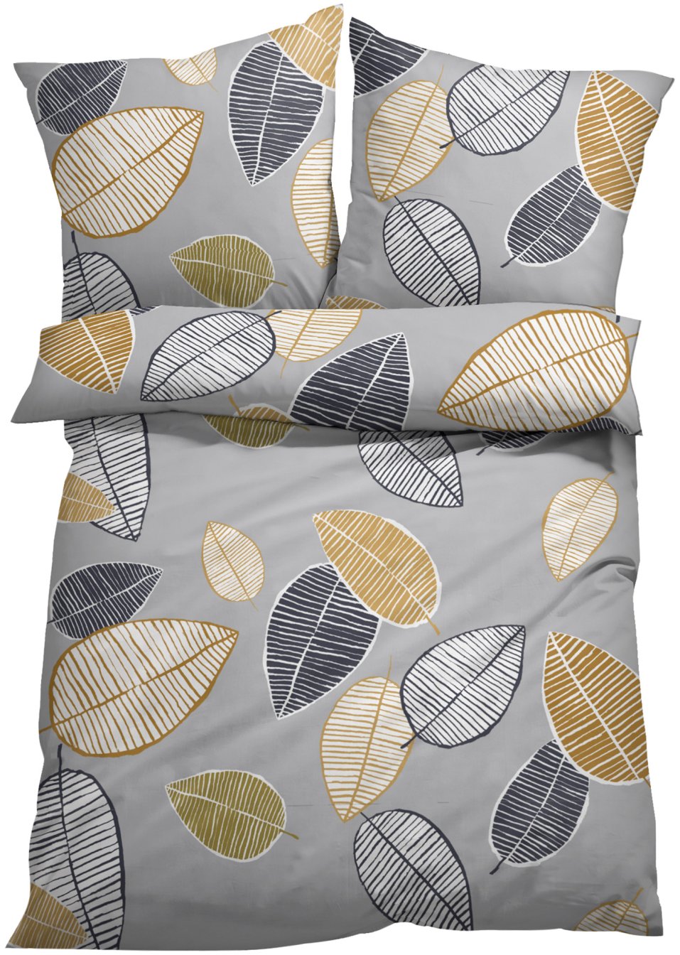 Parure de lit avec feuilles