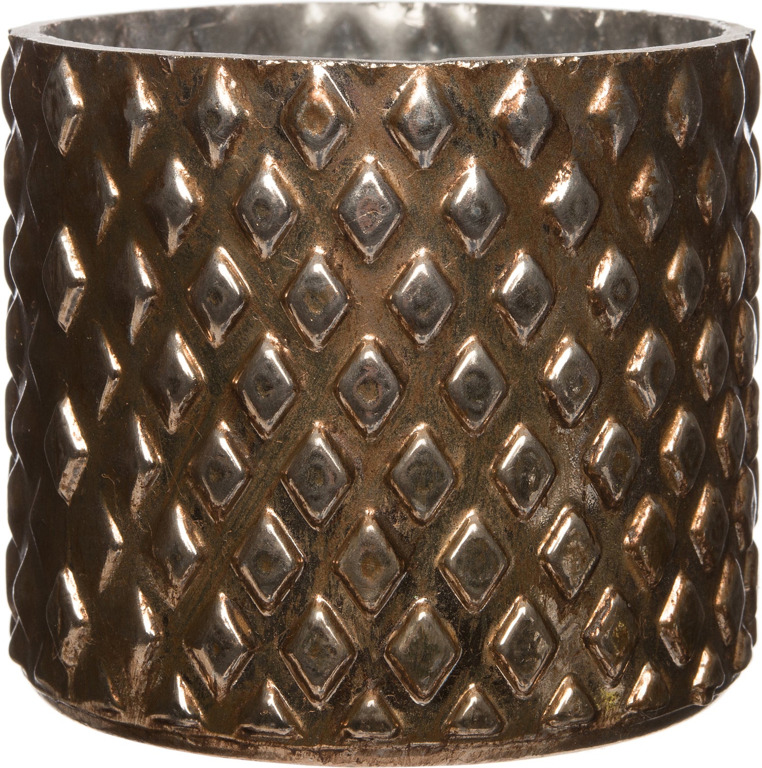 Intratuin waxinelichthouder goud D 7,5 H 7,2 cm