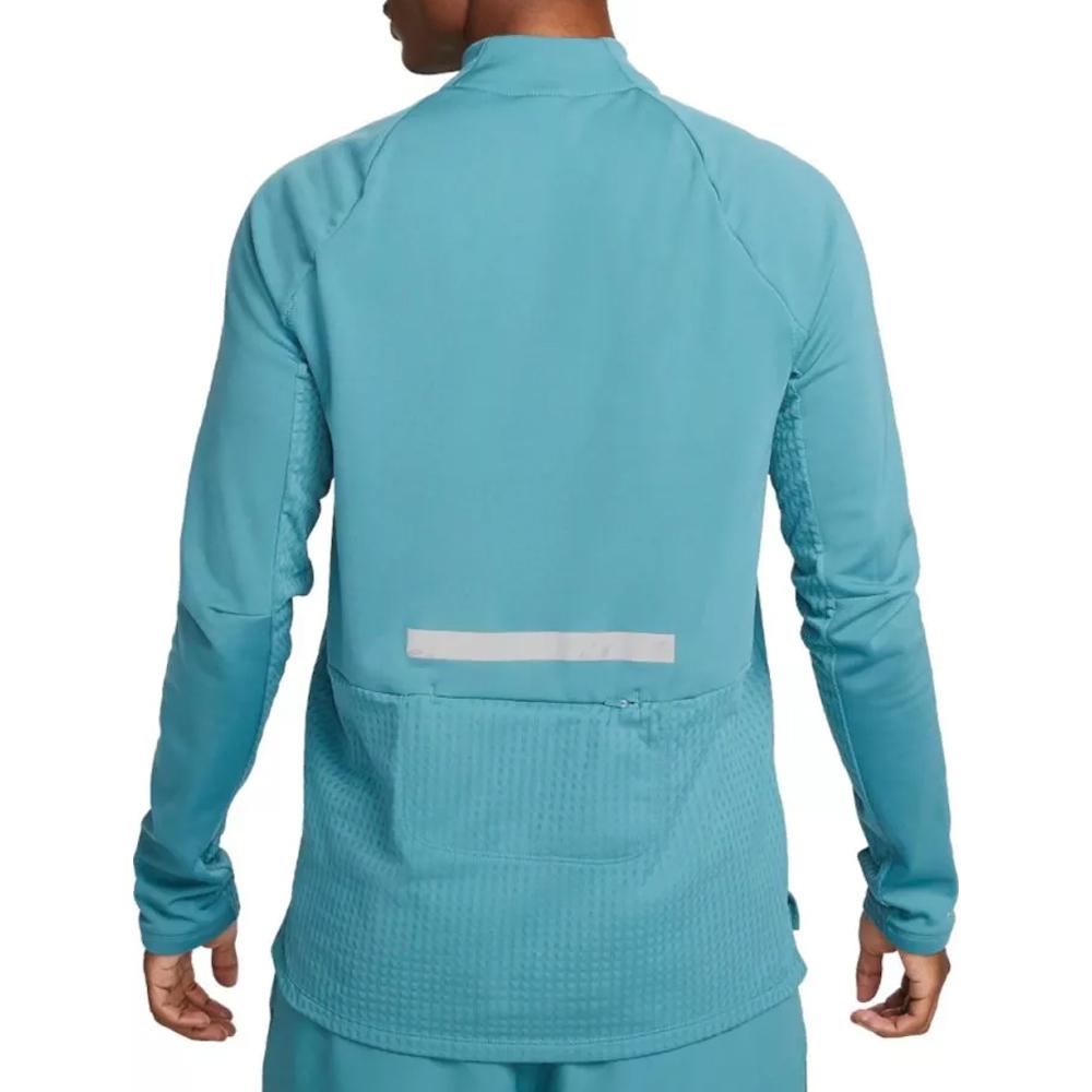 Nike T-shirt Manches Longues Turquoise Homme Nike Element