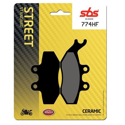 Plaquettes de freins SBS 774HF Organique avant