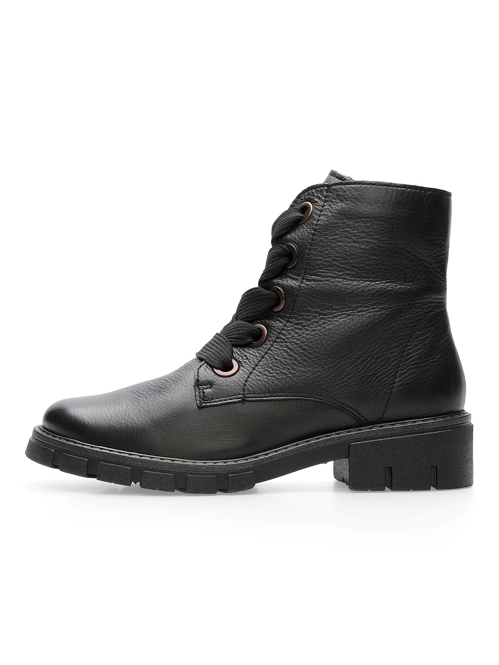 Schnürstiefelette Dover schwarz