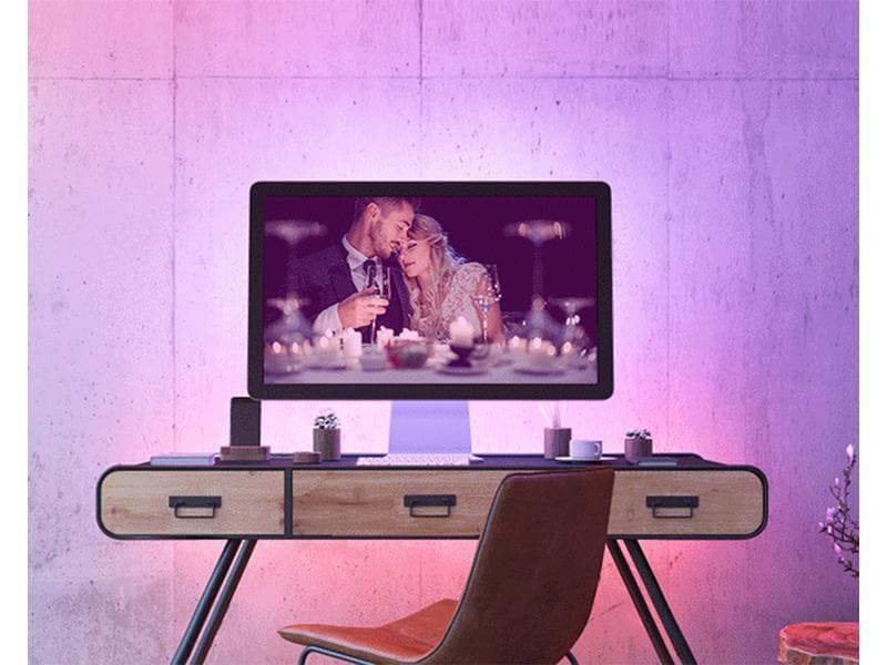 FTM LED-Lichtleiste RGB, 3 W, Bluetooth, USB-C Wiederaufladbare Lichtleiste