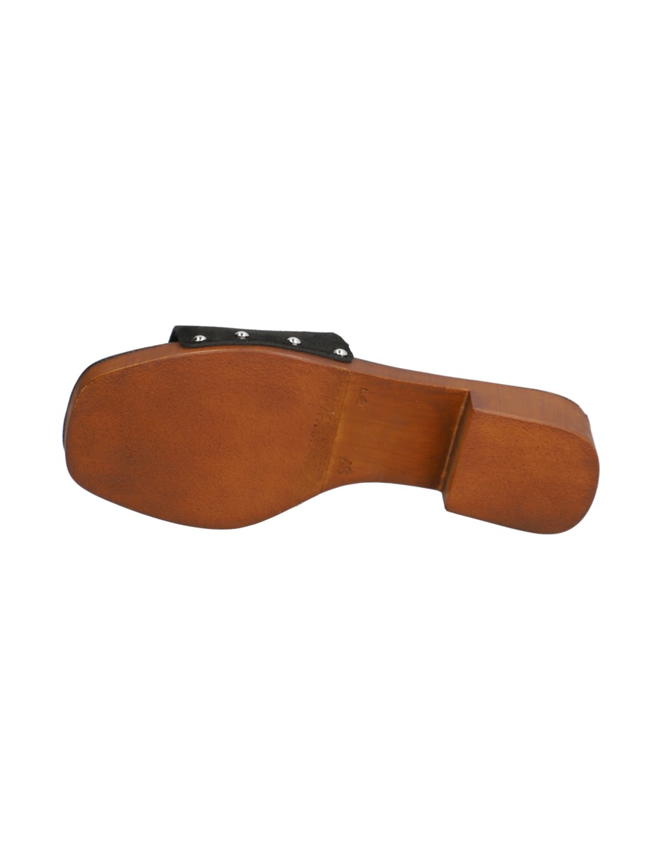 Veloursleder Pantoffel