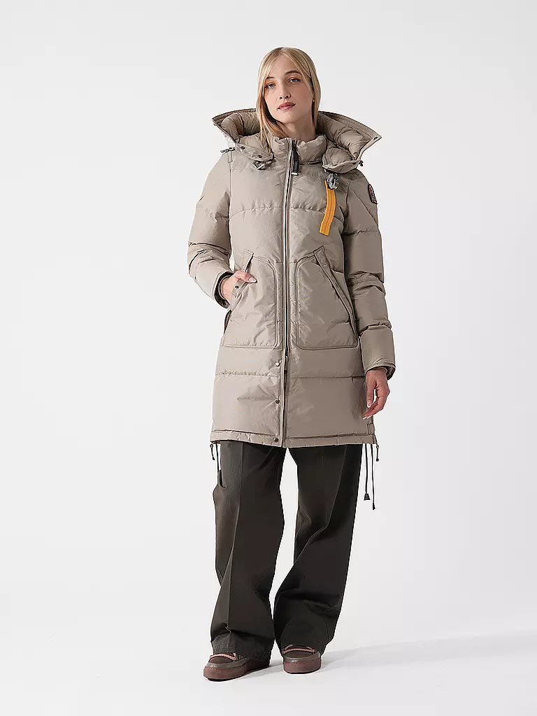 PARAJUMPERS Daunensteppmantel LONG BEAR beige
