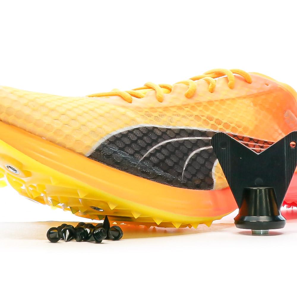 Puma Chaussures Athlétisme Orange/Rose Homme PUMA Evospd Distance Elite+