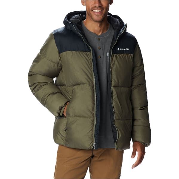 Doudoune COLUMBIA PUFFECT HOODED JACKET STONE GREEN/BLACK