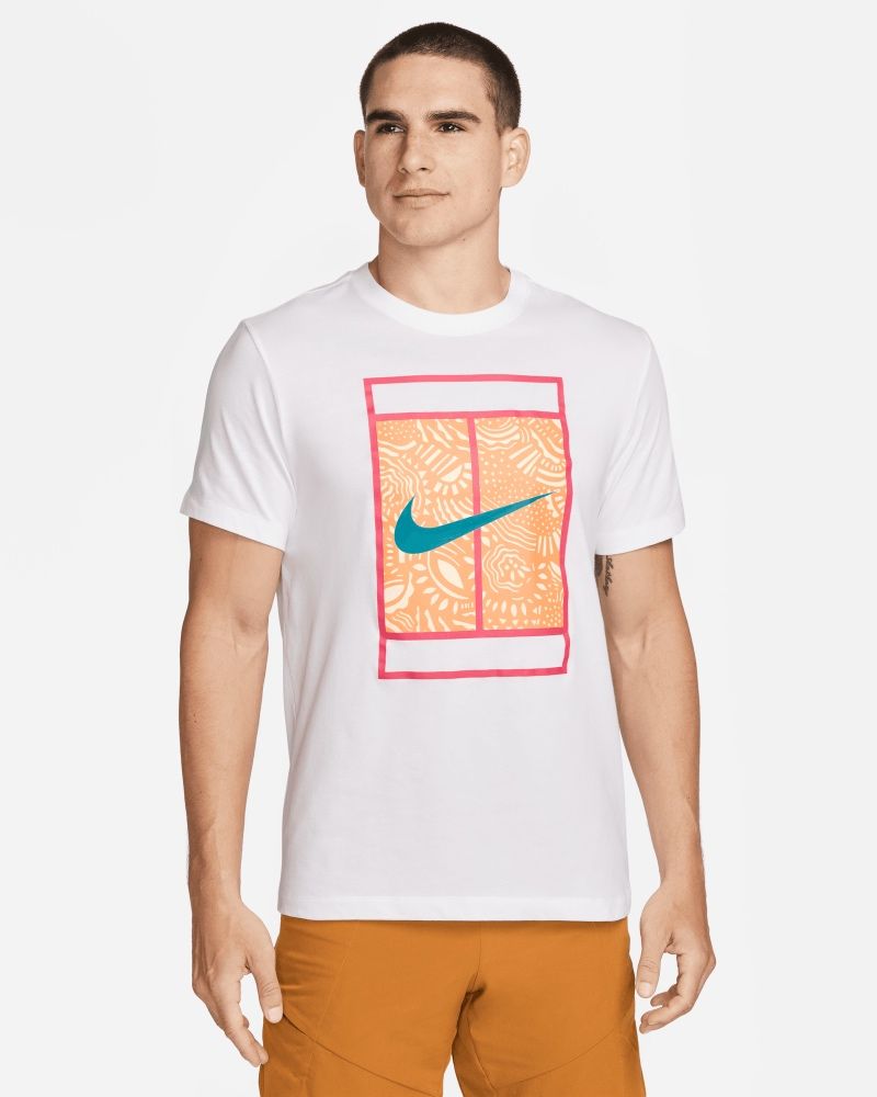 T-shirt Nike NikeCourt Blanc pour homme