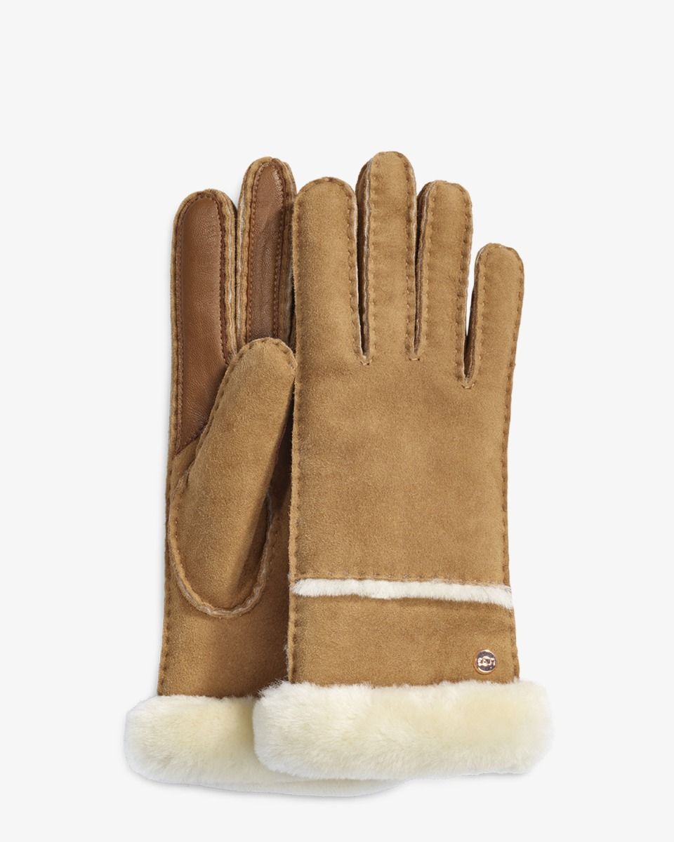 UGG Seamed Tech Glove Chestnut Dameshandschoenen