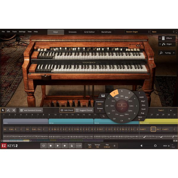 Toontrack EKX Session Organ