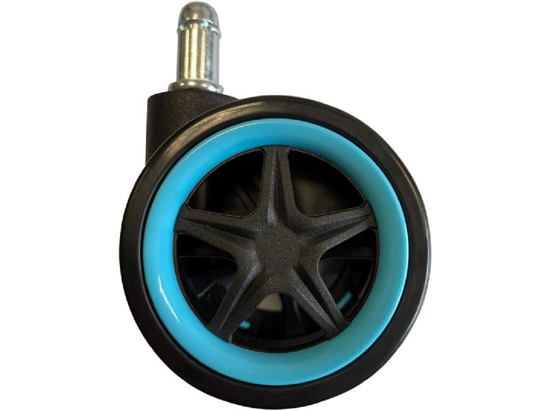 LC-Power Rollen LC-CASTERS-DRIFT 5er Set Hellblau Gaming-Rollenset