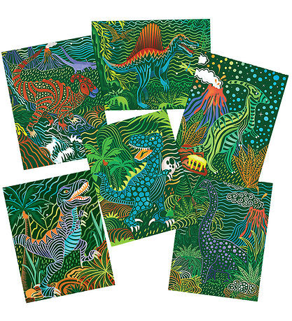 Box Candiy Kreatives Spielset - Rubbelkarten-Set - Totally Dinos