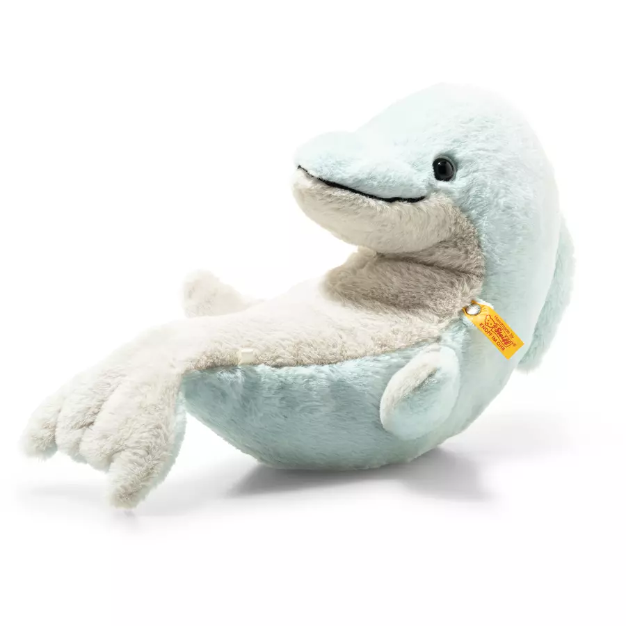 Steiff Denny Delfin eisblaugrau, 32 cm