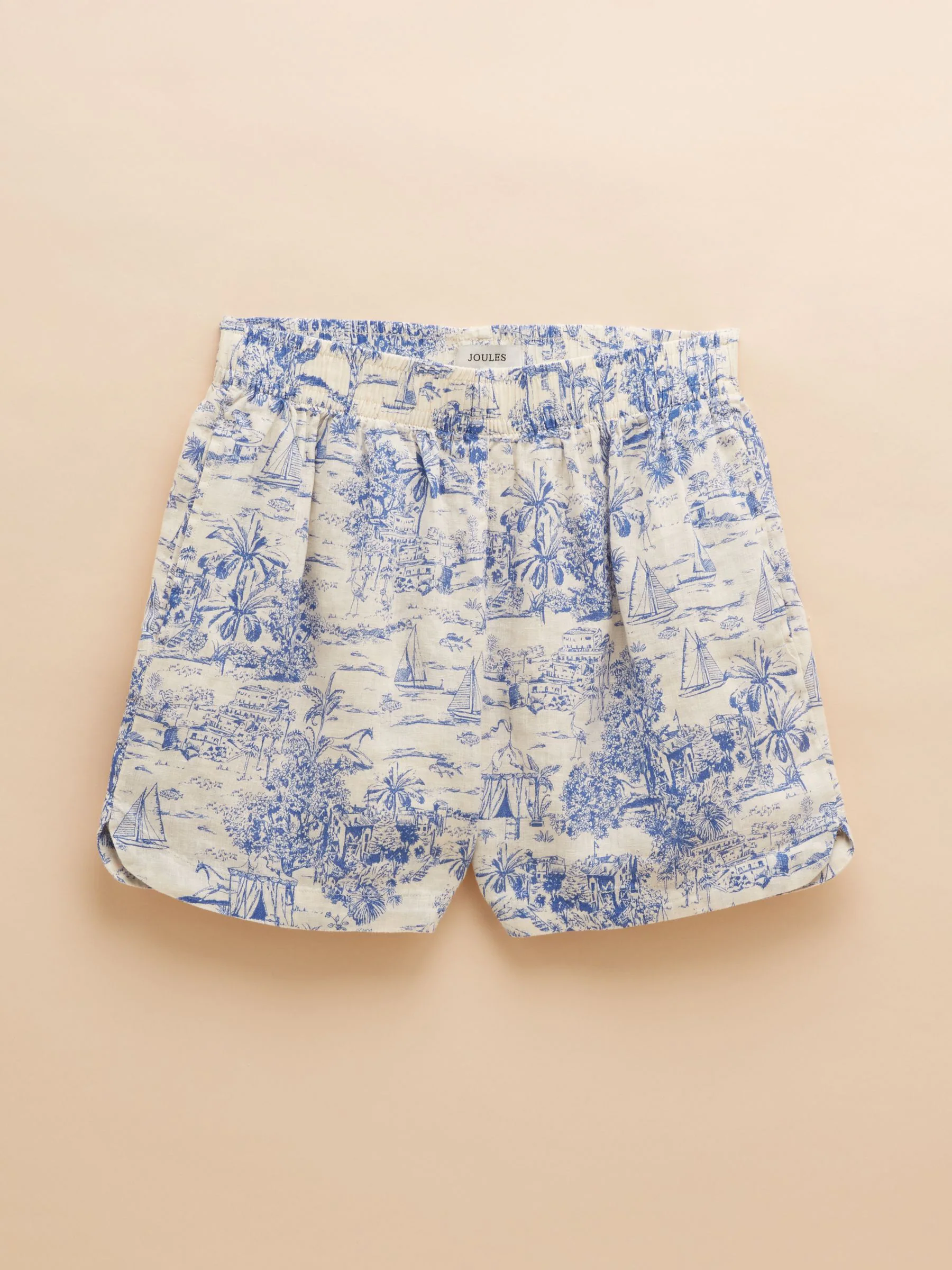 Joules Pull On 100% linnen shorts