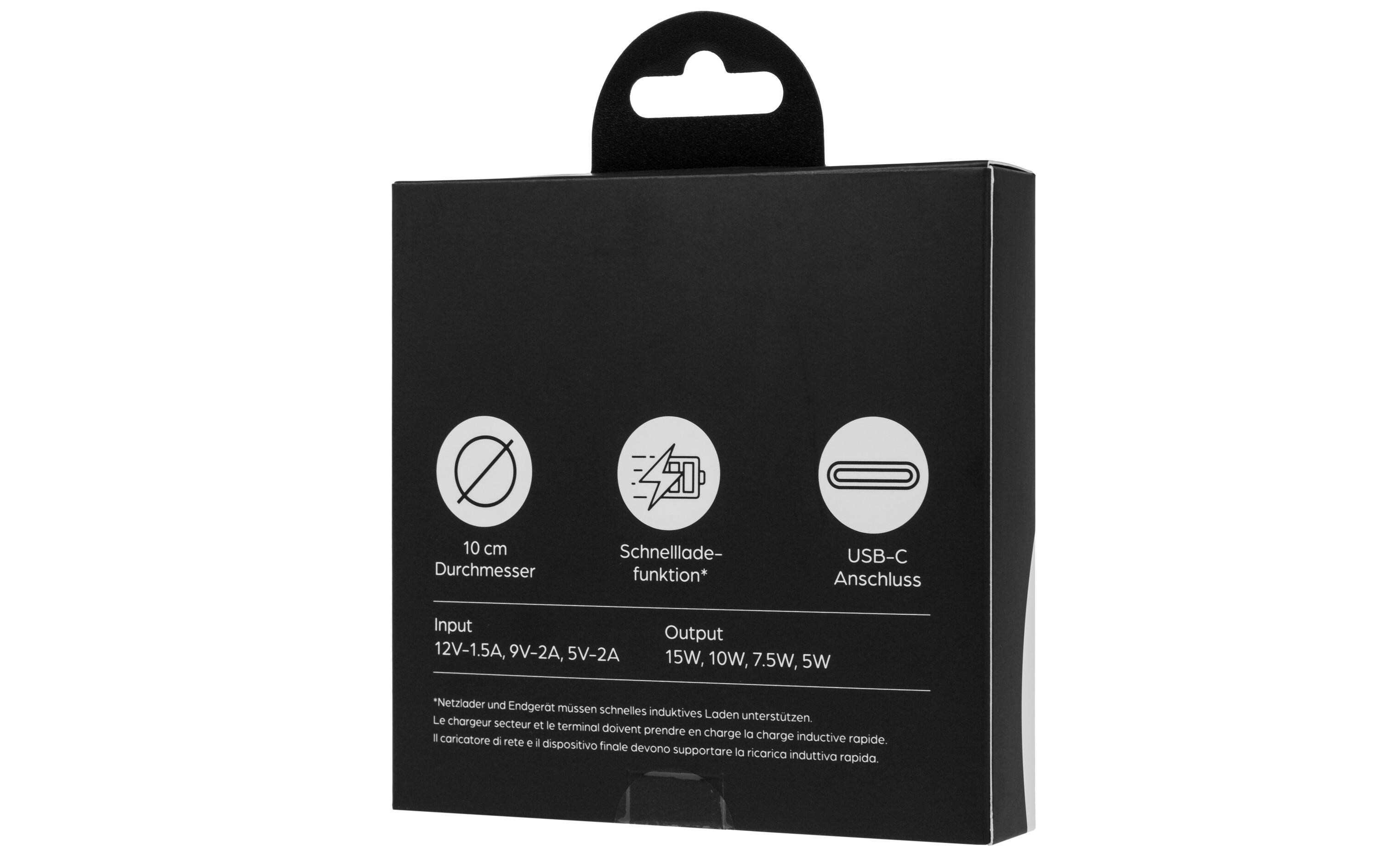 Wireless Charger 15 W WeissLadepad für schnelles kabelloses Laden