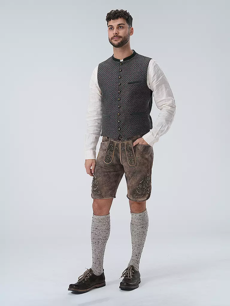 GOTTSEIDANK Trachtengilet KONSTANTIN dunkelgrün