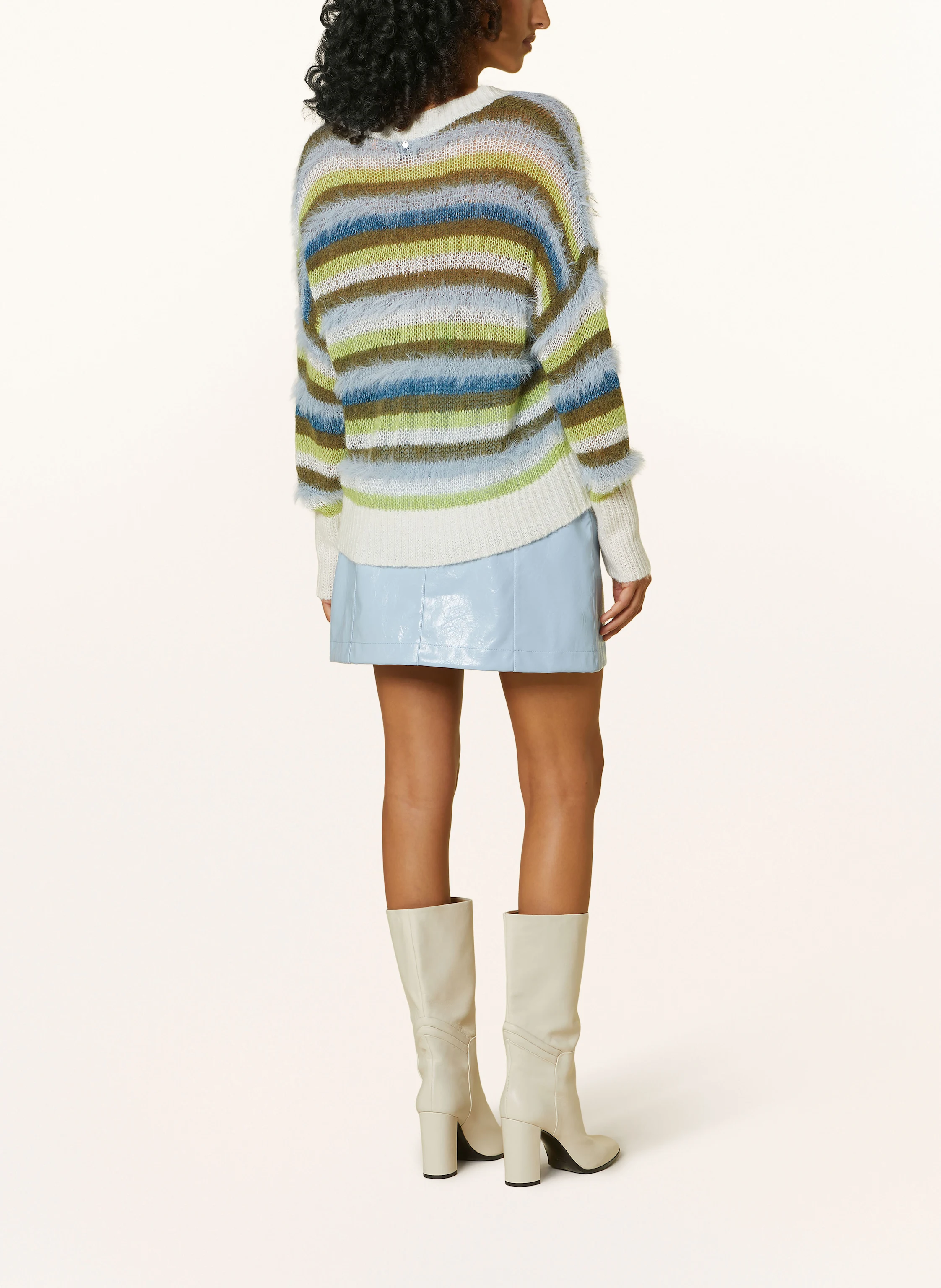 BOSS Pullover FONET mit Glitzergarn