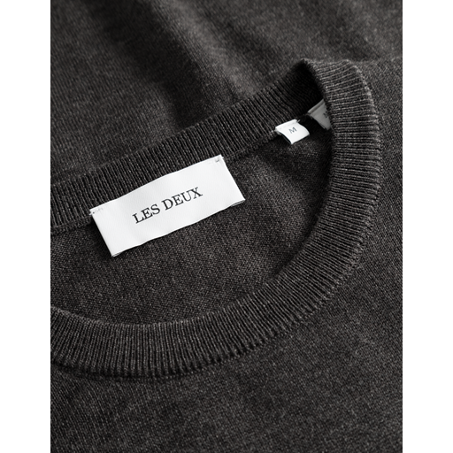 Les Deux Greyson Merino Striktrøje, Coffee Brown Melange, XXL