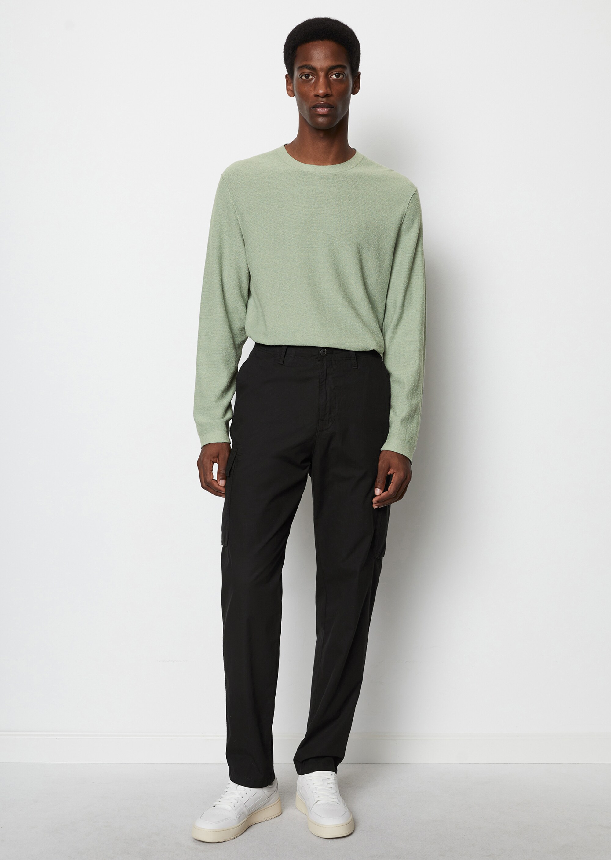 Pullover regular im lässigen Inside-Out-Look
