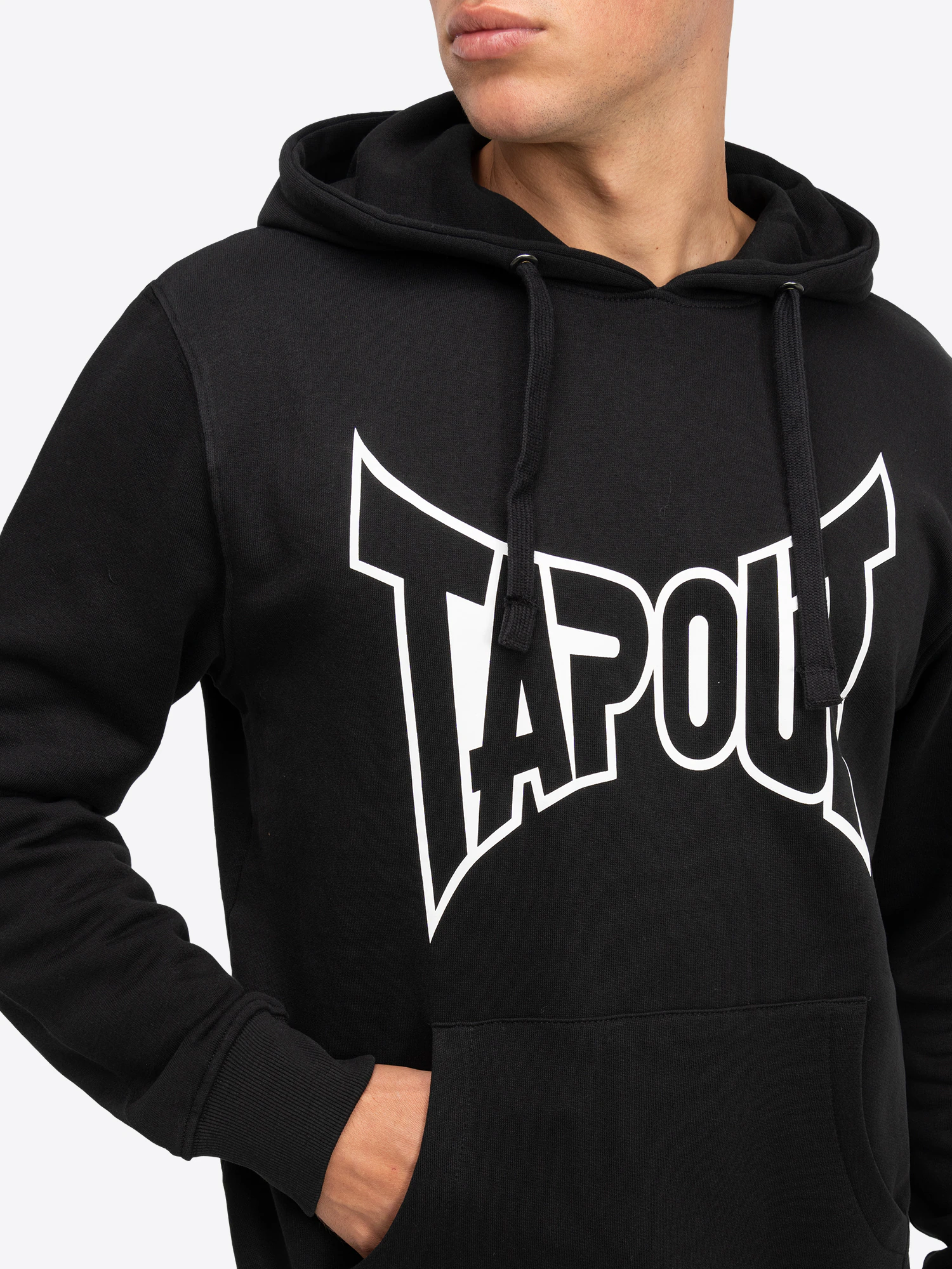 Tapout Herren Kapuzensweatshirt normale Passform LIFESTYLE BASIC HOODIE