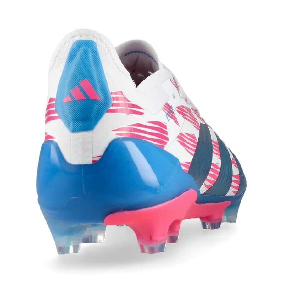 adidas Predator Elite FG Reemergence - Blanc/Bleu/Rose