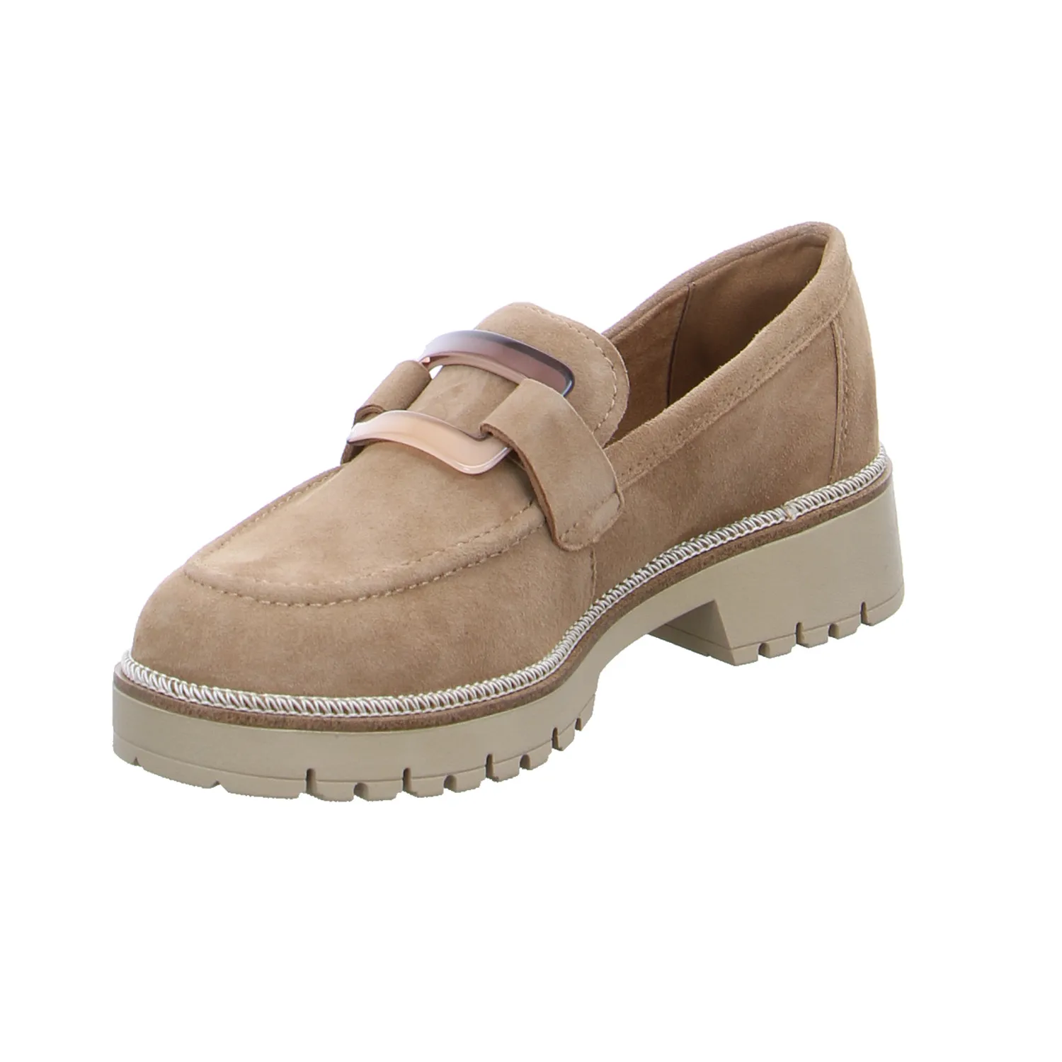 TAMARIS Slipper Beige Leder