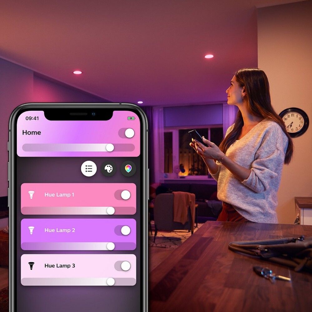 LYSPÆRE PHILIPS HUE WCA GU10 4,3W