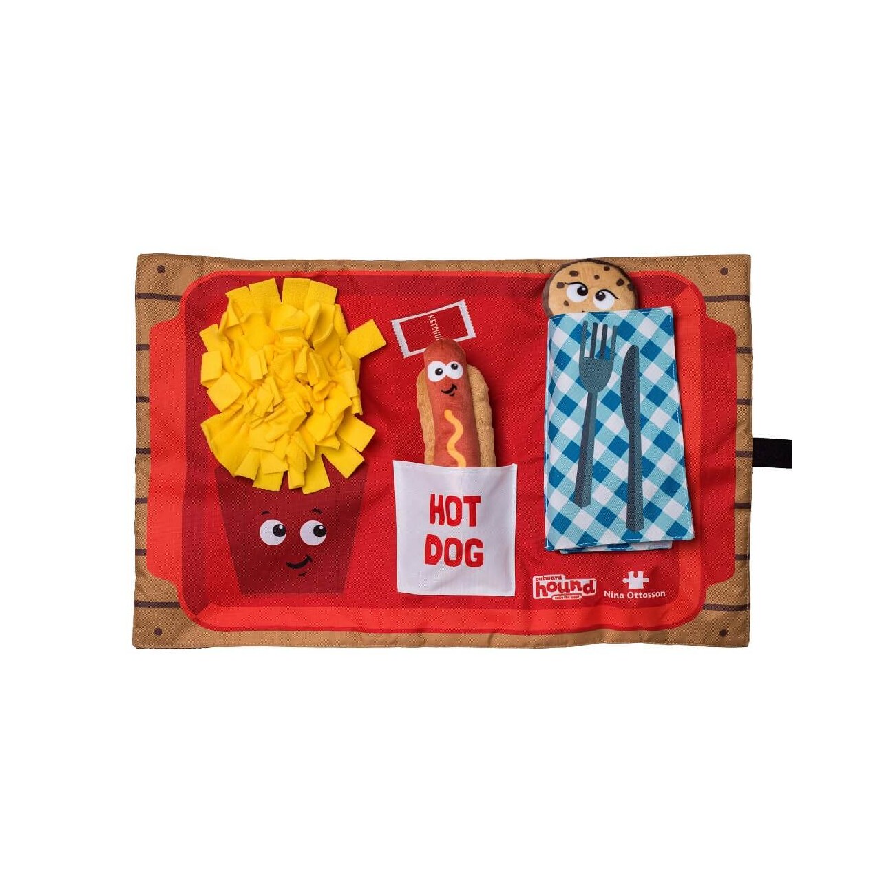 Nina Ottosson Activity Matz Fast Food Fun Intelligenzspielzeug