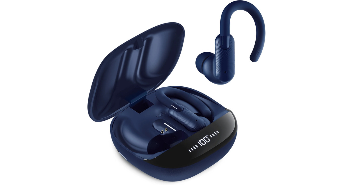 MIXXStreamBuds Sports Charge 2: Wireless Earbuds in-ear oortjes  (Blauw)