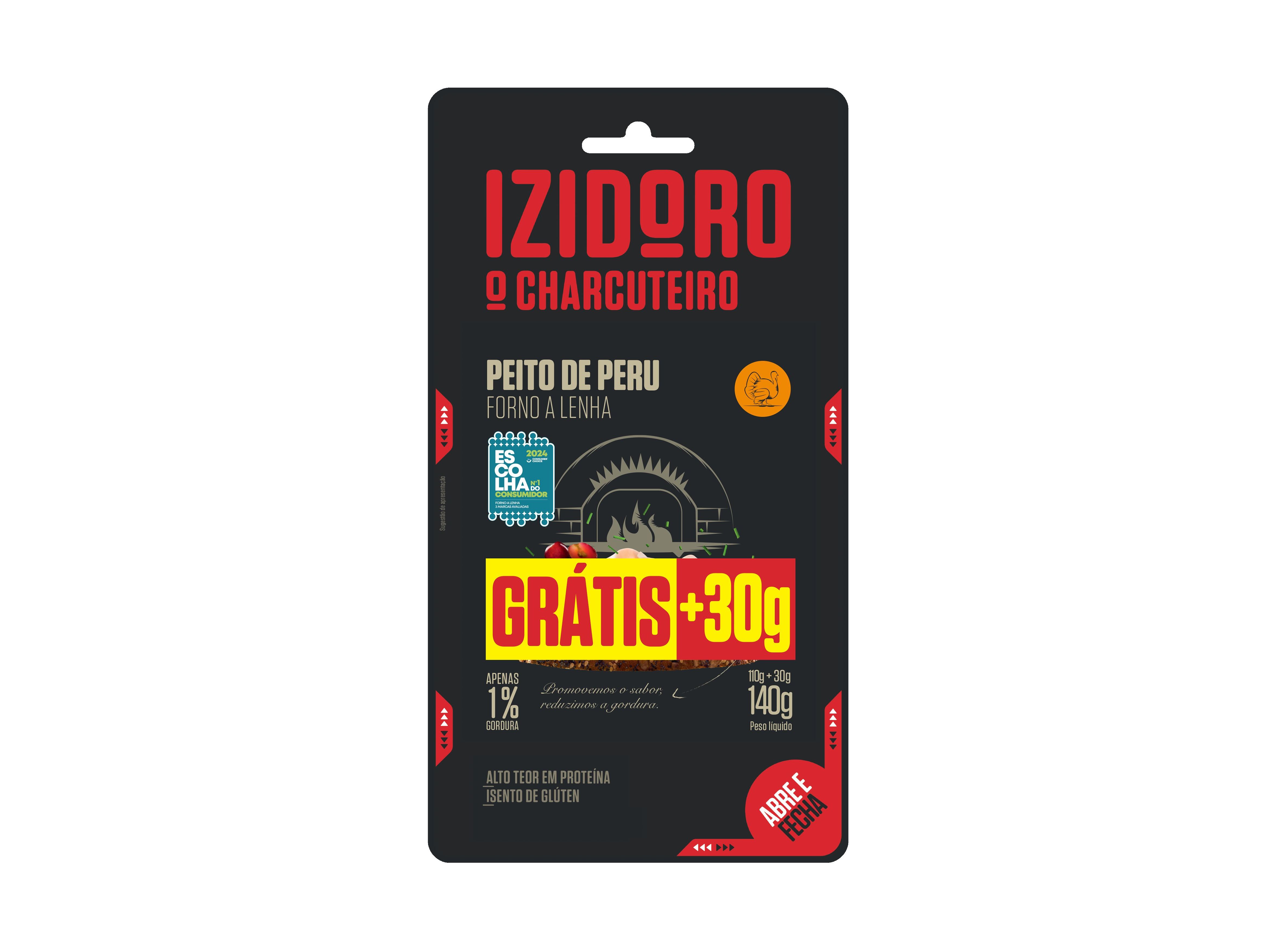 PEITO PERU DE PERÚ FF IZIDORO FORNO A LENHA 110G 30G