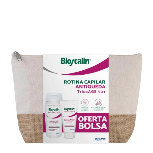 Bioscalin Rotina Capilar TricoAge 50  Fortificante Anti-Idade OFERTA Bolsa