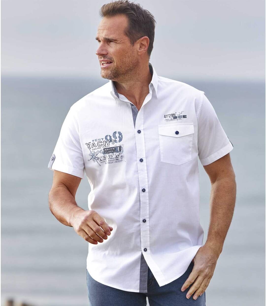 Chemisette Pilote Stretch Atlantic