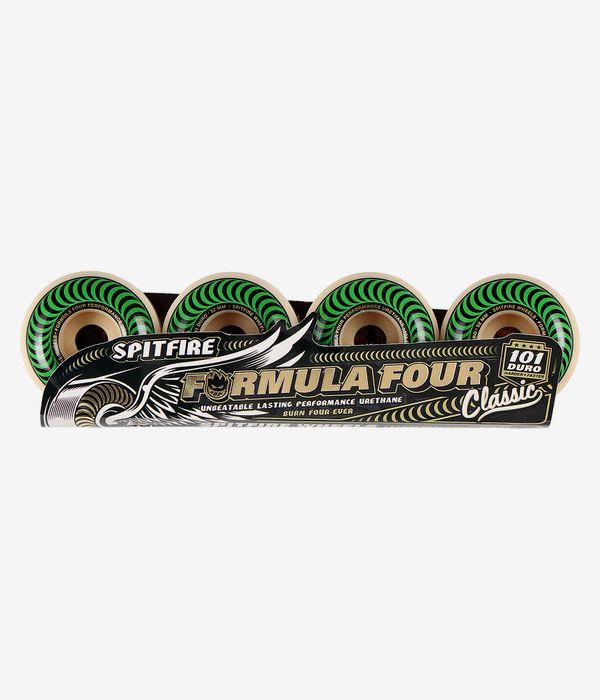 Spitfire Formula Four Classic Rollen (white green) 52mm 101A 4er Pack