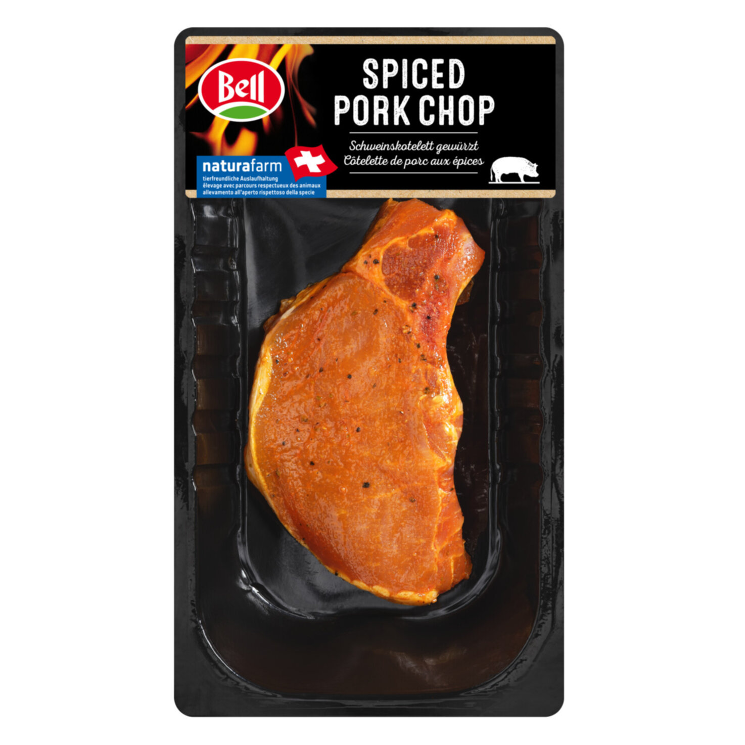 Bell Naturafarm Schweinskotelett mariniert ca. 220g