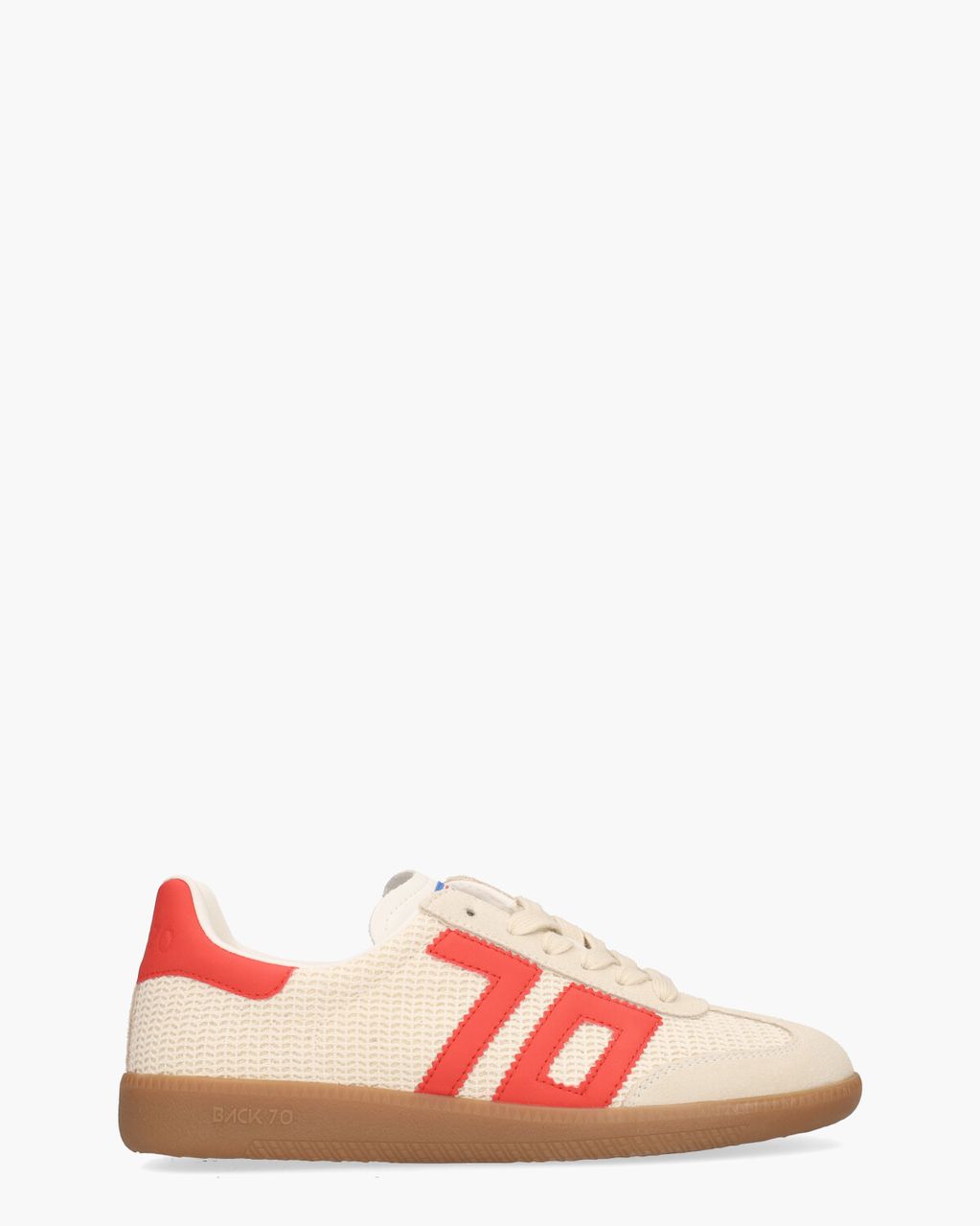 Back 70 Ghost Iuta Off-White/Rood Damessneakers