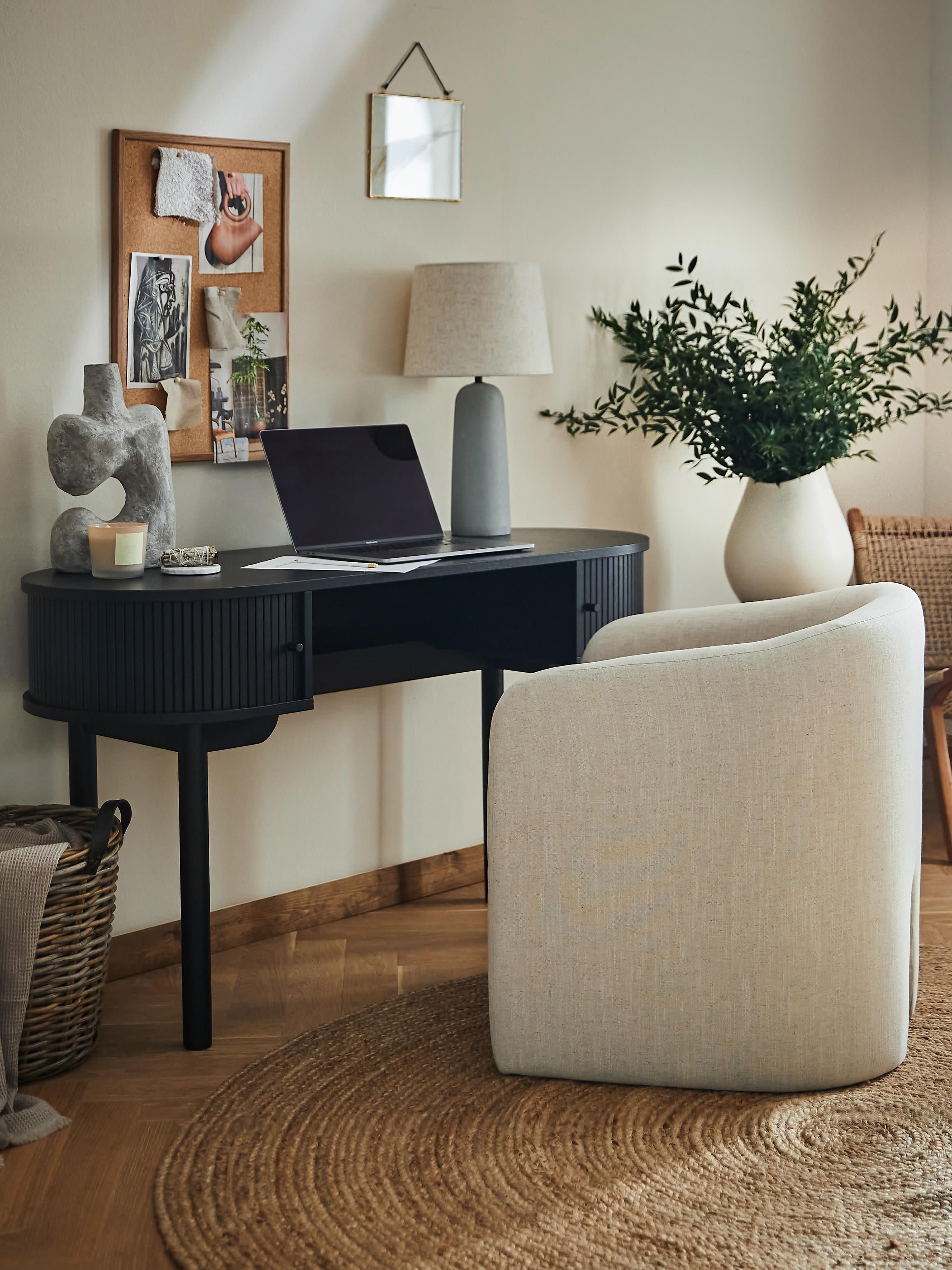 Bureau Calary met geribde voorzijde