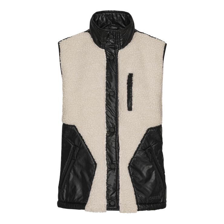 Cartel Copenhagen Glacier Fleece Vest - Nero Sort