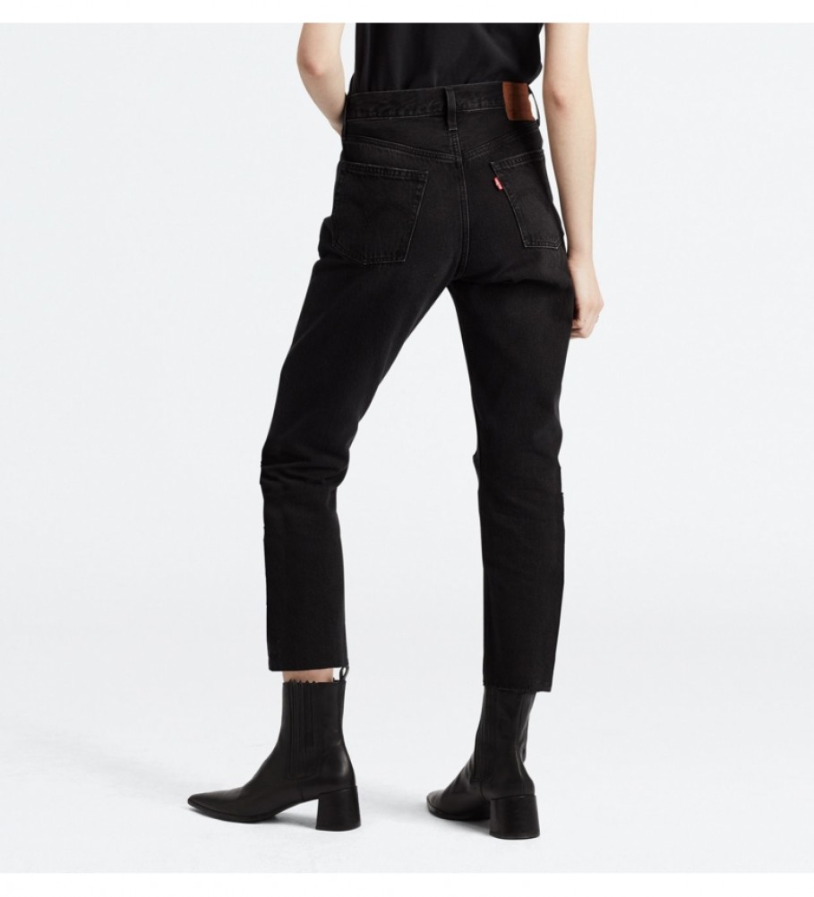 Calça jeans Levi's 501 Crop preta