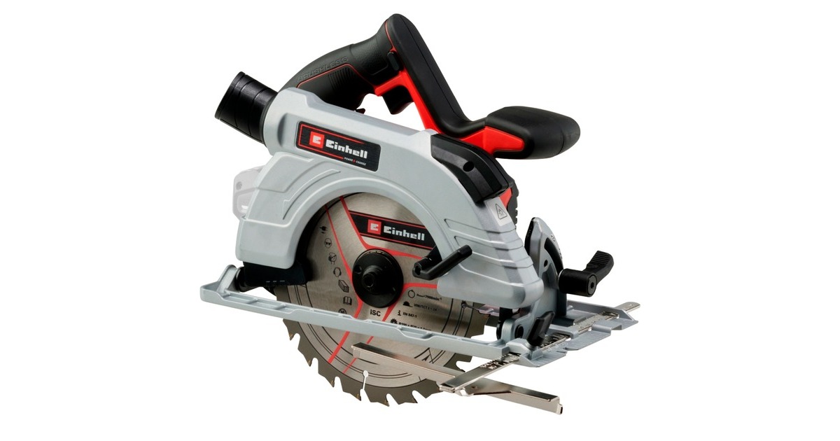 EINHELLAccu Handcirkelzaag TE-CS 18/190 Li BL - Solo  (Rood/zwart, Accu en oplader niet inbegrepen)