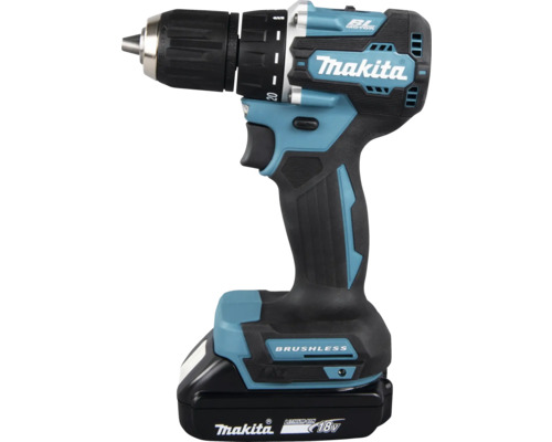 Makita DDF487RAJ 18V accuboormachine/schroefmachine, inclusief 2 accu's, oplader en MAKPAC maat 2 koffer.