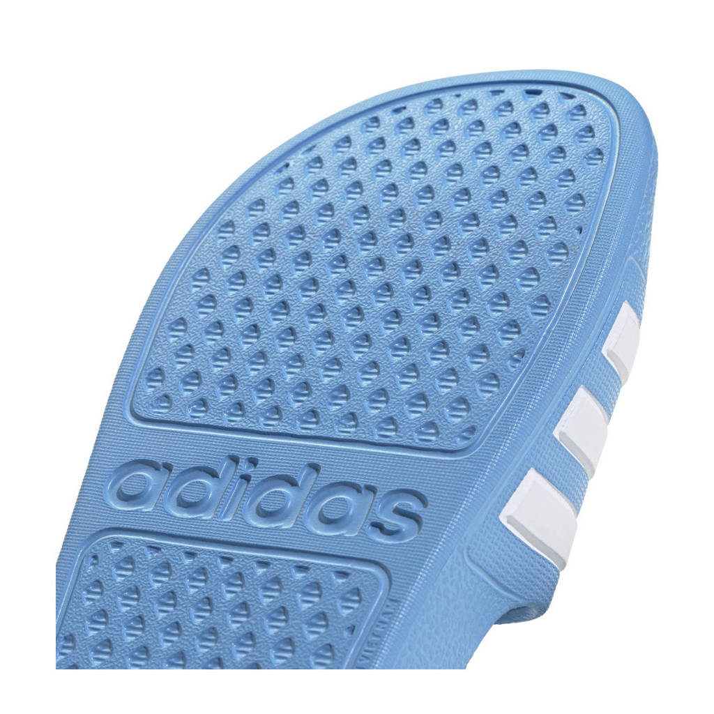 adidas Adilette Aquaslipper blauw/wit