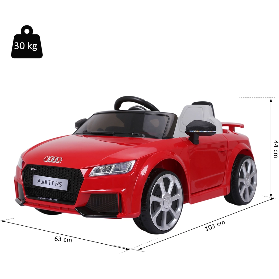 HOMCOM Kinder Elektroauto rot